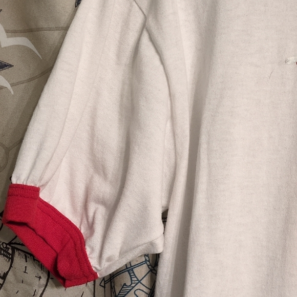 White and Red Graphic Tee - Picture 4 of 7